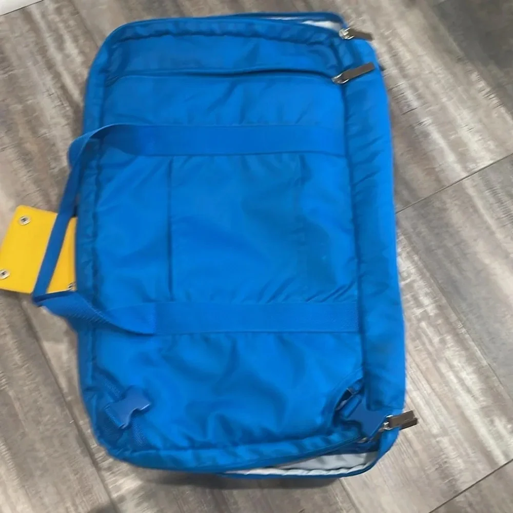 Love Taza Target 2 in 1 Blue Carry on Duffel Bag Backpack